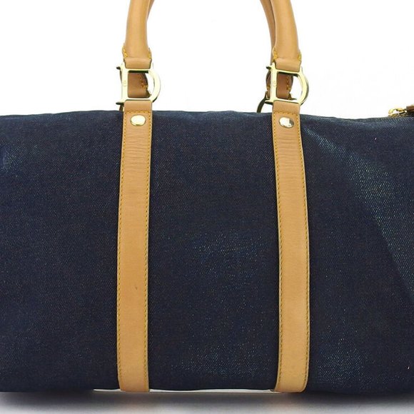 Dior handbag beige canvas ~ leather Authentic used - Picture 2 of 8